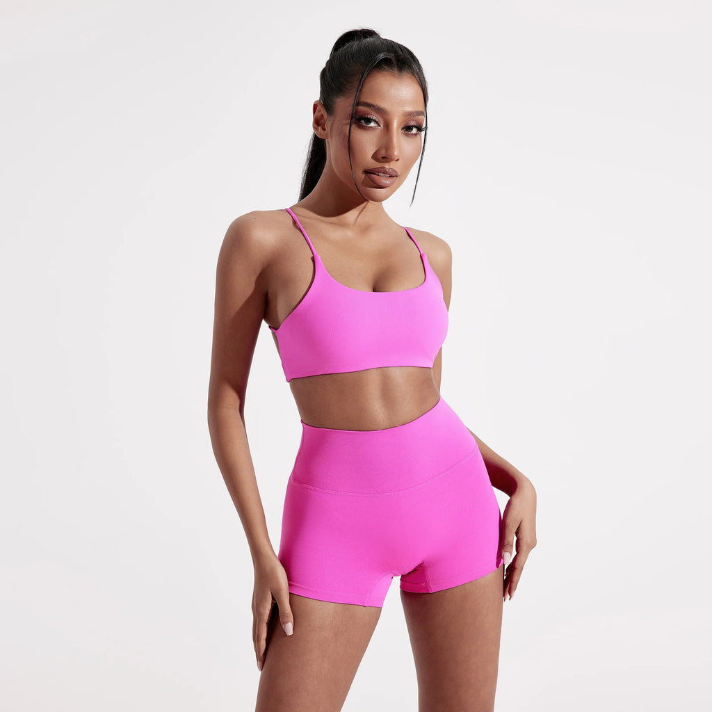 Cross‑Back Sports Bra