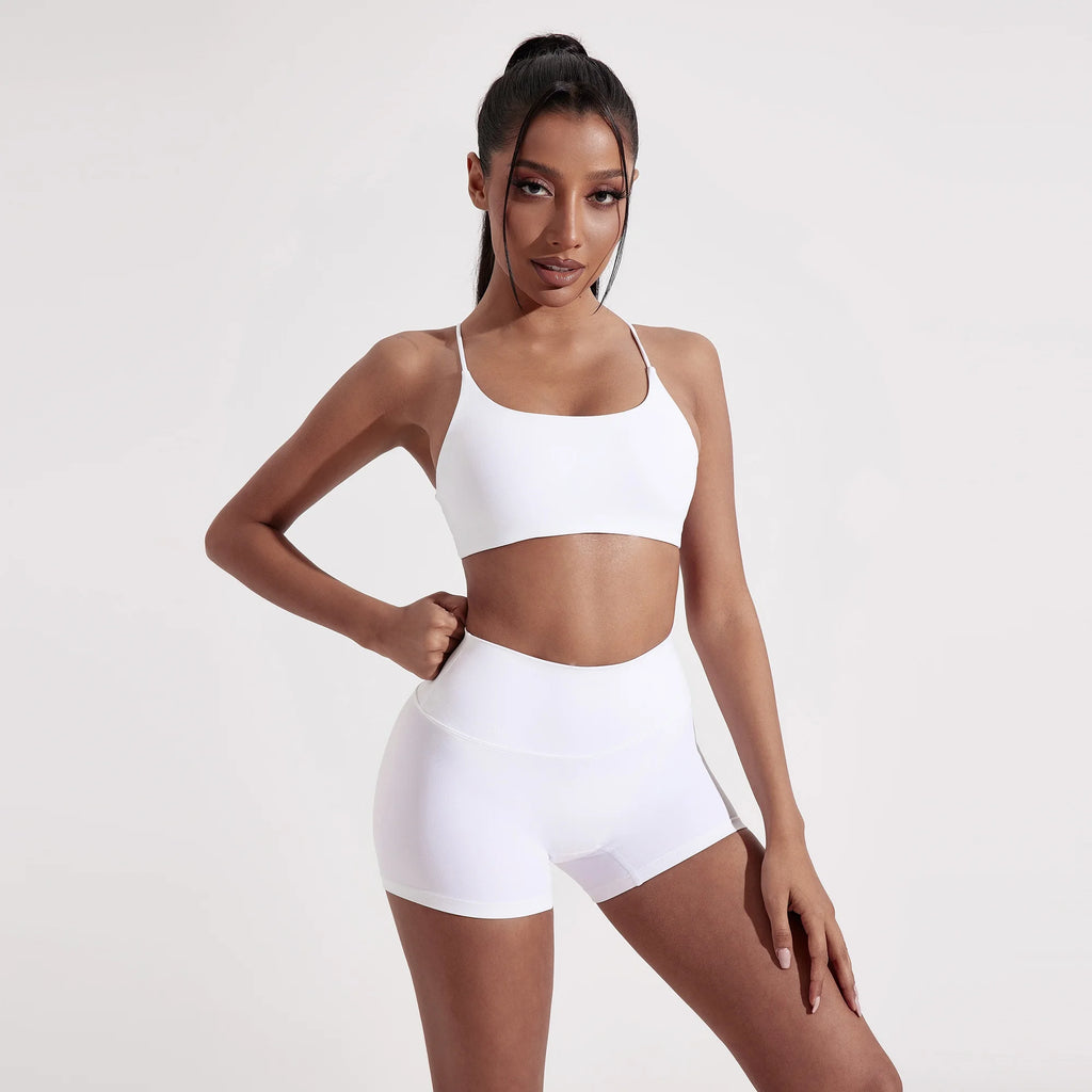 Cross‑Back Sports Bra