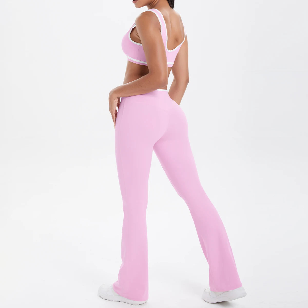 Solid Color Fitness Outfit for Women
