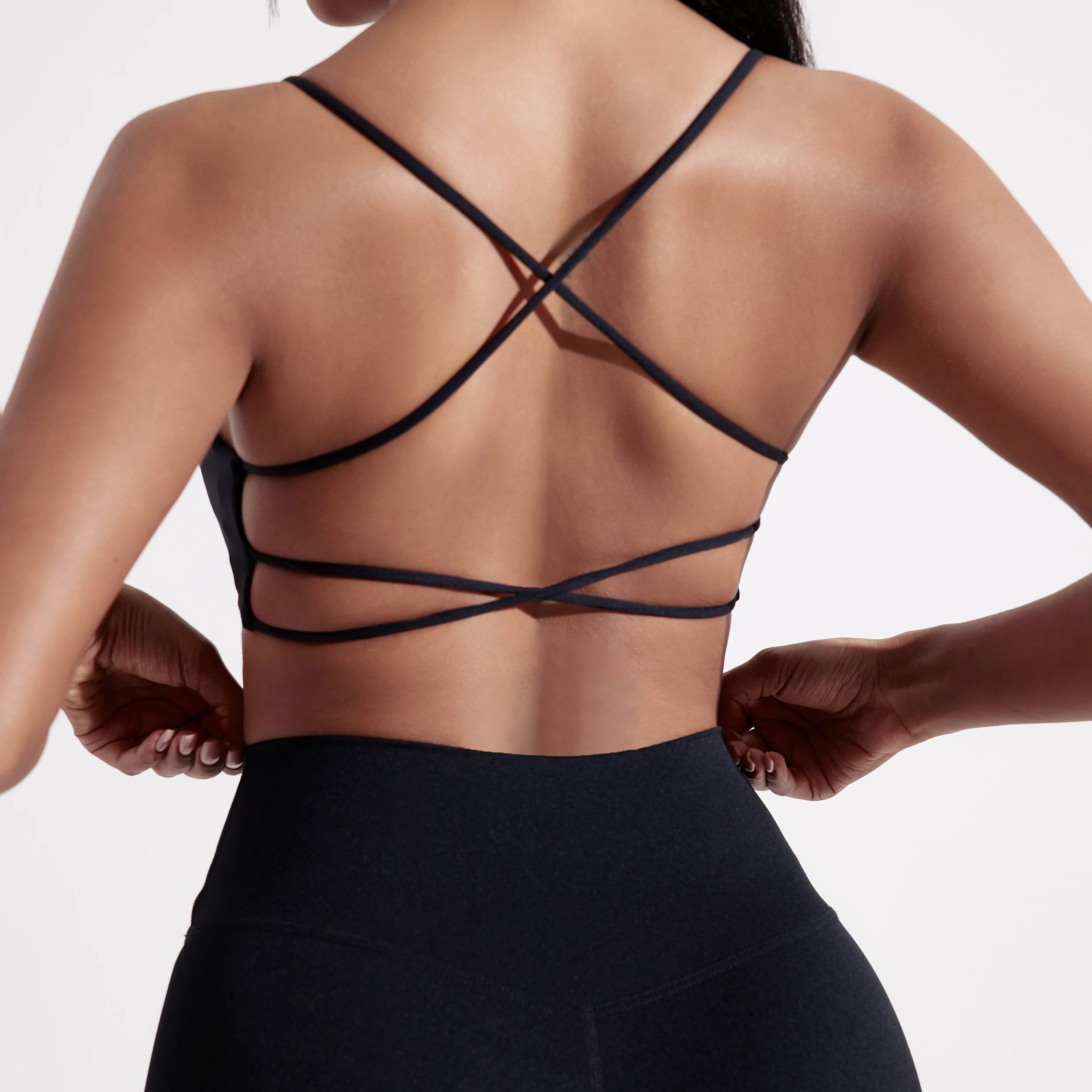 Cross‑Back Sports Bra
