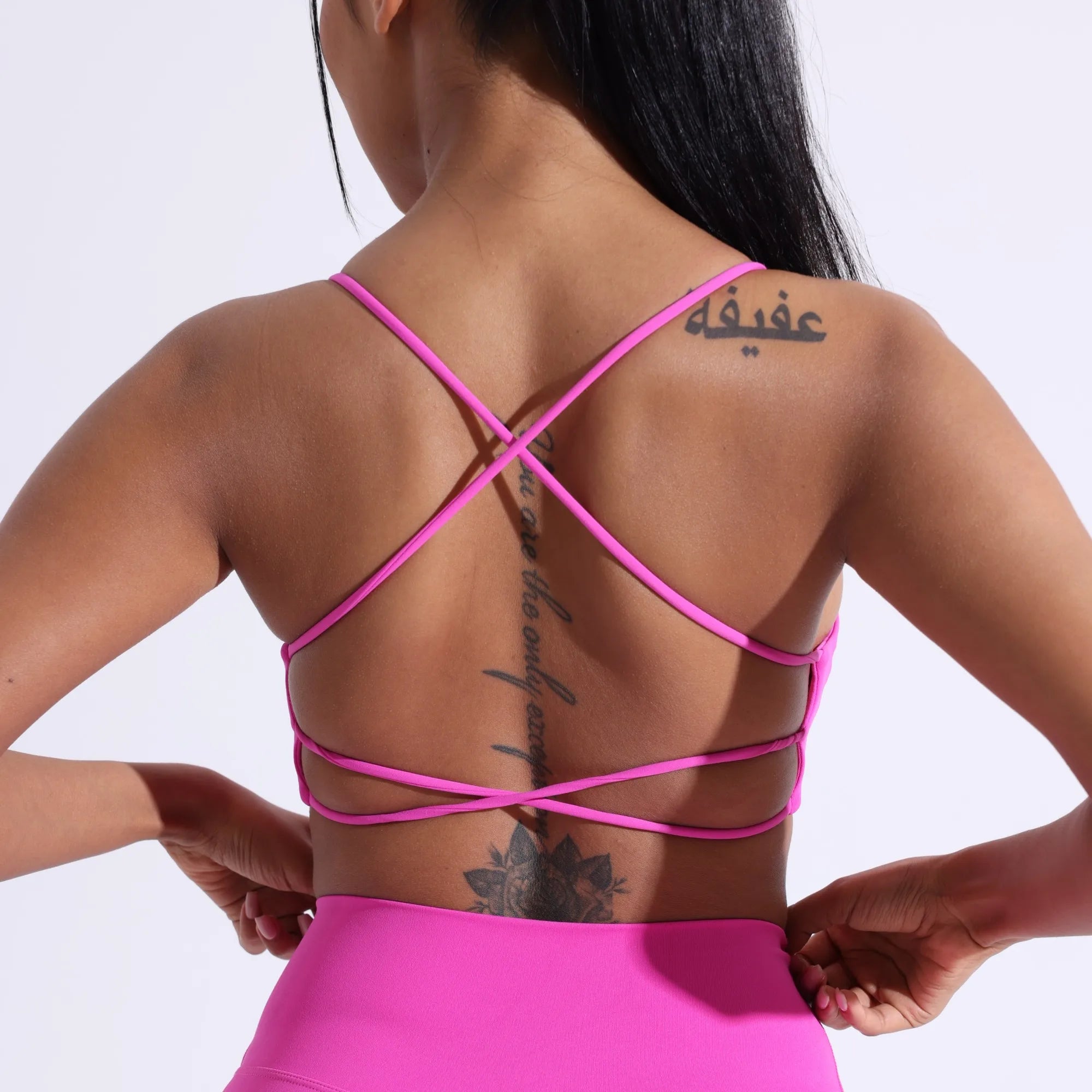 Cross‑Back Sports Bra